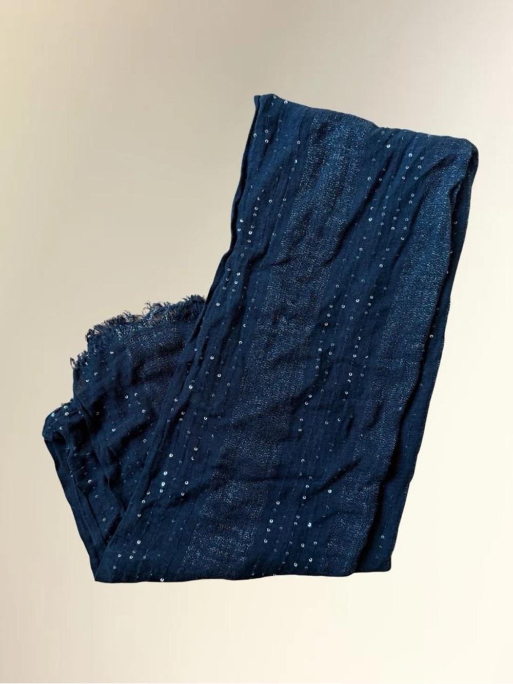 Black Sequin Lightweight Women's Scarf